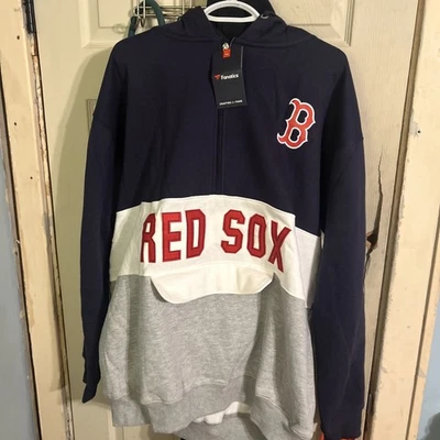 Boston Red Sox PARA HOMBRES 3XL Fanáticos Sudadera con Capucha ¡ETIQUETAS NUEVAS Y EN BOLSA!! Foto 1 de 4