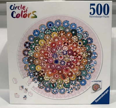 Rompecabezas Ravensburger CÍRCULO DE COLORES DONUTS 500 piezas NUEVO degradado redondo Foto 1 de 4
