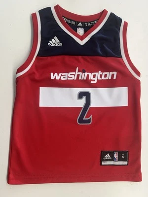 Camiseta Adidas de baloncesto de la NBA John Wall de los Washington Wizards niños jóvenes pequeña (4) Foto 1 de 4