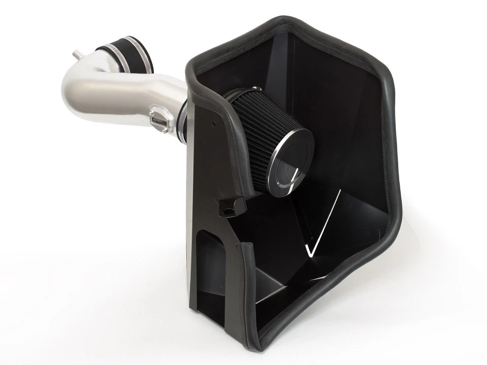 BCP BLACK 2019-2025 Silverado 5.3L/6.2L V8 Heat Shield Cold Air Intake +Filter - Image 1 of 4