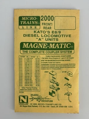 N Micro Trains Line (2000) KATO’S E8/9 DIESEL LOCOMOTIVE “A” UNITS Unopened - Image 1 of 3