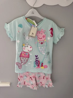 Peppa Pig @ TU Girls Summer PJ  Set . Age 3 - 4 Years BNWTGs - image 1 of 4