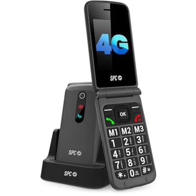 SPC Teléfono Stella 3 4G Volte Botón SOS Teclas XL Volumen 103dB Base de carga - Immagine 1 di 4