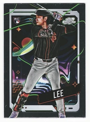 2024 Topps Chrome Cosmic Jung Hoo Lee Rookie San Francisco Giants #110 - Image 1 of 2