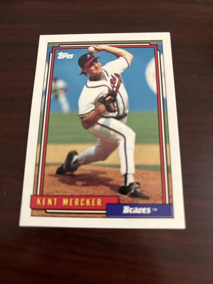 1992 Topps Kent Mercker Atlanta Braves #596 - Image 1 of 1