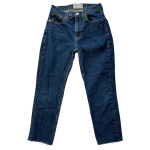 Everlane Womens Ankle Denim Jeans Dark Wash Size 27 Classic Preppy Stretch - Picture 1 of 4