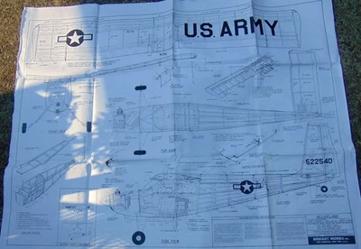 Berkeley Helioplane YL-24 Model Airplane Plans, 39"WS - Image 1 of 4
