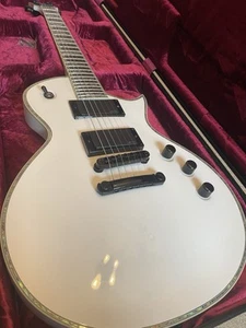 Esp Ltd Ec-1000 Deluxe White With Abalone Binding/border 2013 - Picture 1 of 4