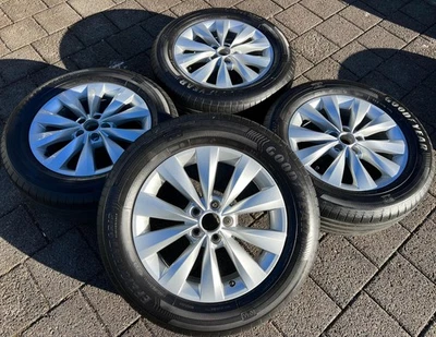 4 ORIGINAL 16" ALU SOMMERRÄDER SKODA KAMIQ NW4 658601025B 205/60R16 92H FREIHAUS - Bild 1 von 4