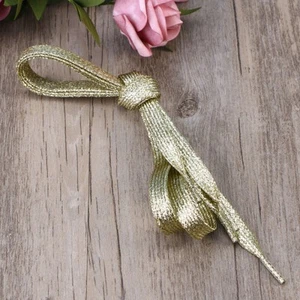 Colored Shoelaces Work Man Flat Shoestring Bootlaces Glitter Short Long - Picture 1 of 11