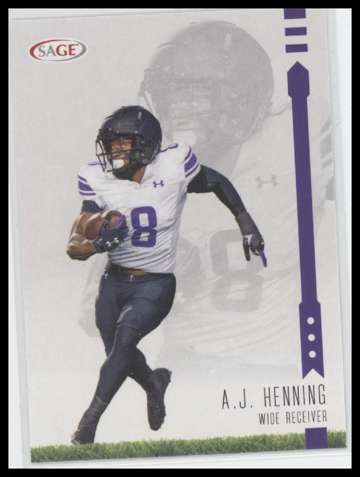 2025 SAGE HIT Low Series #49 A.J. Henning Purple - Image 1 of 1