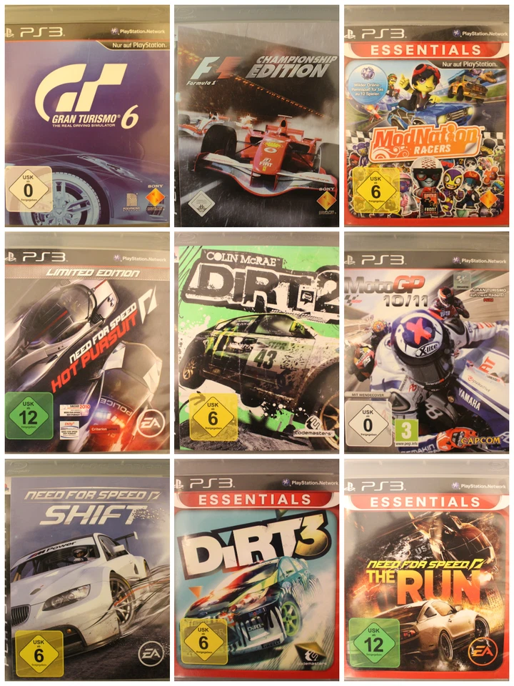 Playstation 3 | PS3 | Rennspiele | Racing Auswahl | Gran Turismo, Need for Speed - Bild 1 von 1