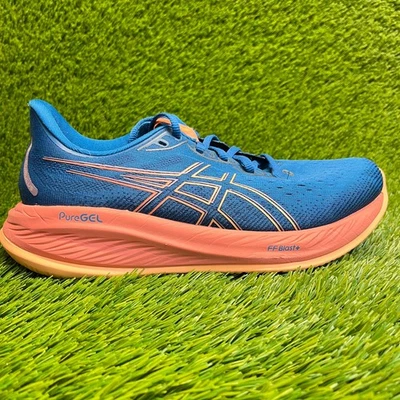 Zapatillas deportivas Asics Gel-Cumulus 26 para mujer talla 9 azul naranja Foto 1 de 4