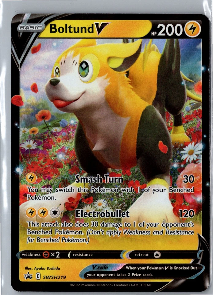 Boltund V Promo SWSH: Sword & Shield Promo Cards SWSH219 NM - Image 1 of 2