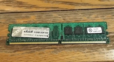Hynix eRAM 512MB DDR 533 RAM DDR2 (PC2-4200) - Image 1 of 2