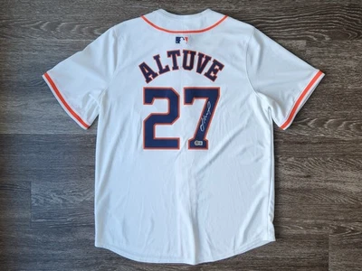 Jose Altuve #27 Signed/Autographed Jersey Houston Astros - Beckett  - Image 1 of 4