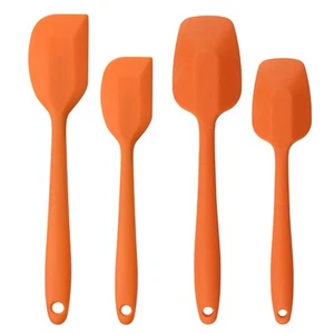 Silicone Spatulas Set Rubber Spoon Spatula Heat Resistant Spoonula One Piece ... - Picture 1 of 6