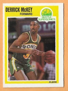 DERRICK McKEY SEATTLE SUPERSONICS #149 FLEER 1989 - Picture 1 of 2