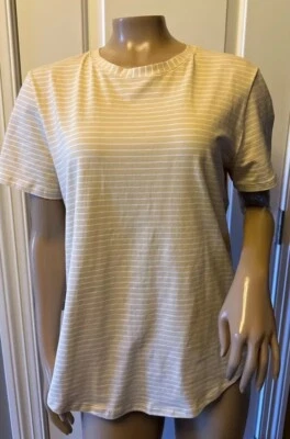 Camisa para mujer LULULEMON manga corta Love Crew talla 8 varias rayas nueva sin etiquetas Foto 1 de 4