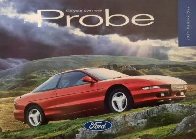 Folleto de ventas de autos Ford Probe 1995. Catálogo Reino Unido / prospecto / literatura de automóviles Foto 1 de 4