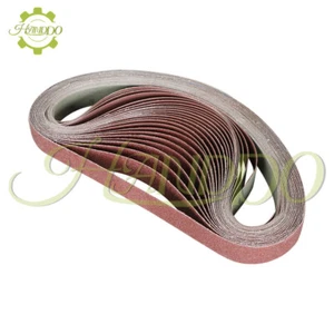 24 Pezzi 1" × 30" 60 80 120 150 240 400 Grana Ossido di Alluminio Nastro Levigatrice Nuovo - Foto 1 di 8