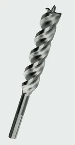 New - WoodOwl Tri-Cut 1-1/4" x 7-1/2" Ultra Smooth Ship Auger Bit #09717 - Picture 1 of 4