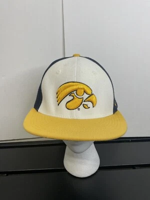 Iowa Hawkeyes Zephyr 32/5 Fitted Cap Hat M/L College TriColor Black White Yellow - Image 1 of 4