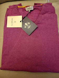 NUEVO SUÉTER AQUA TOSCANO ROSEBUD TALLA LT. Venta al por menor $145. - Imagen 1 de 7