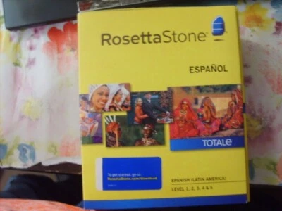 Rosetta Stone Spanish Latin America Version 4 Level 1 thru 5 - Headphones #30904 - Image 1 of 4