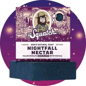 Dr Squatch Seife Einbruch der Dunkelheit Nektar Limited Edition Mittlere Körnung 5oz - Bild 1 von 7