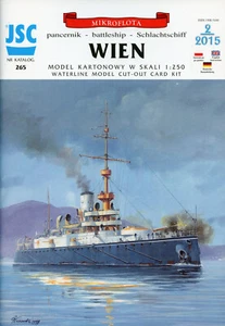 Ungarisch-Österreicher Schlachtschiff SMS Wien # Kartonmodellbau 1:250 # JSC265 - Picture 1 of 6