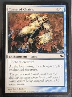 MTG Curse of Chains Shadowmoor 139/301 Regular Common - Image 1 of 2