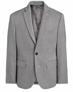 Lauren Ralph Lauren Big Boys Classic Stretch Herringbone Sport Coat Jacket 18R - Picture 1 of 4