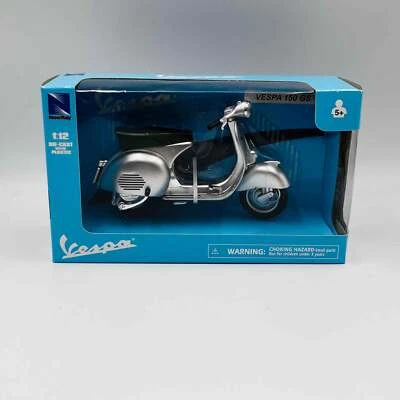 Vespa 150 GS Silver Metallic 1/12 Diecast Motorcycle Model NewRay - Image 1 of 4