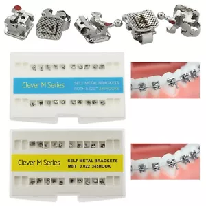 Soportes de ortodoncia autoligables dentales AO Empower Brackets de metal Roth MBT 022 - Imagen 1 de 34