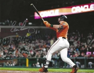 Signed 8x10 EVAN LONGORIA 8x10 San Francisco Giants Photo - COA - Picture 1 of 1