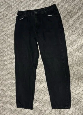 Jeans Brittania vintage para hombre 38x32 denim negro cónico Y2K Foto 1 de 4