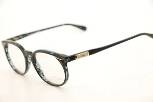 Nuevas gafas vintage auténticas Cazal Mod 330 Col 693 negras/azules mármol 54 mm RX - Imagen 1 de 7