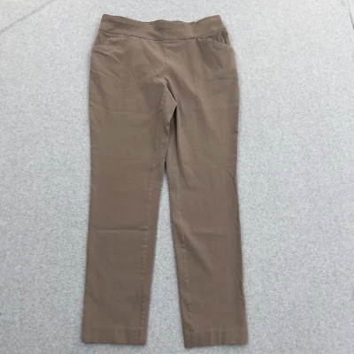 Chicos 裤子女式 0.5 / XS 棕褐色弹力办公室平底前学院风 — 第 1/4 张图片