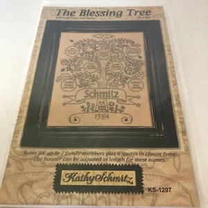 Der Segensbaum Familie Genealogie Stickmuster 16X20" NEU Zitate Namen - Bild 1 von 3