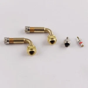 2 Winkelventil Ventilverlängerung + Ersatzventil MV Augusta Moto Guzzi Cagiva - Bild 1 von 8