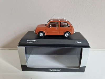 Kyosho 1/43 Nissan Pao - Terracotta (Naranja) - 1991 - 03412R - Imagen 1 de 4