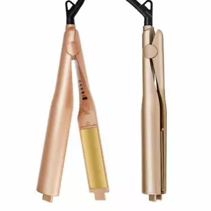 Twist Straightening Curling Iron 2 in 1 Hair Straightener and Curler Professiona - Picture 1 of 1