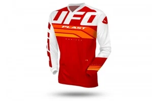 MAGLIA MOTOCROSS UFO HORIZON RED ARANCIONE ENDURO UFOPLAST MX ROSSO - Foto 1 di 4
