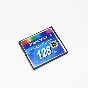 Transcend 128MB CF Card 80X CompactFlash With Protective Case - Picture 1 of 3