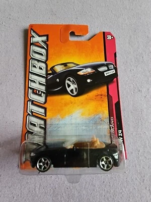 2012 Matchbox BMW Z4 CONVERTIBLE Black 97/120 GREAT CARD Island - Image 1 of 4