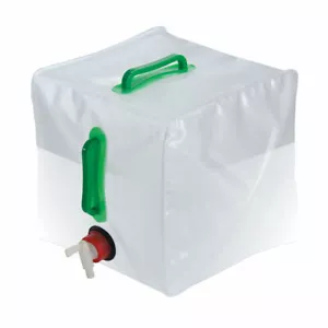 Contenedor de fluido plegable de PVC agua para acampar jardinería + GRIP grande 20 litros - Imagen 1 de 4