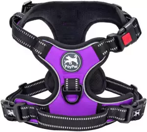 No Pull Dog Harness, No Choke Front Clip Dog Reflective Harness, Adjustable Soft - Picture 1 of 8