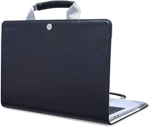 amCase Protective Leather Case / Cover / Shell / Bag for MacBook Pro 13" (Black) - Picture 1 of 6