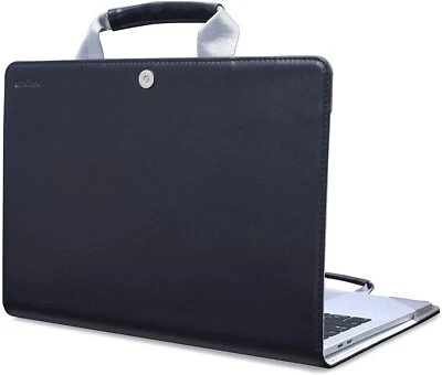 amCase Protective Leather Case / Cover / Shell / Bag for MacBook Pro 13" (Black) - Image 1 of 4